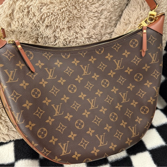 Louis Vuitton Brown and Gold Monogram Shoulder Bag Loop GM - Picture 2 of 11